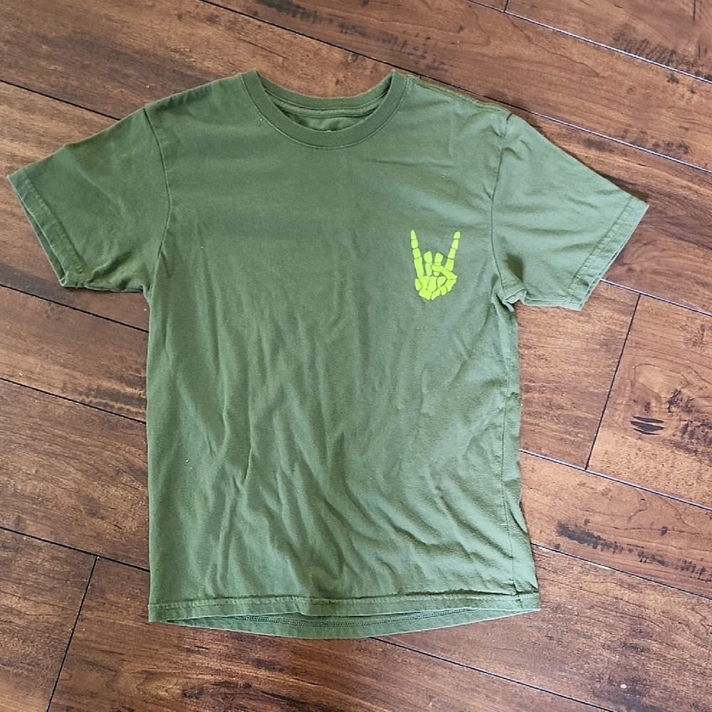 3/$15! Wonder Nation Army Green T-Shirt Size 10/12